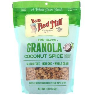 Bob's Red Mill, オーブン焼きグラノーラ、ココナッツスパイス、312 g（11 oz）