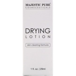 Majestic Pure, ドライングローション、スキンクリアリングフォーミュラ、29ml