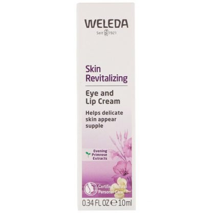 Weleda, Skin Revitalizing Eye and Lip Cream, 0.34 fl oz (10 ml)