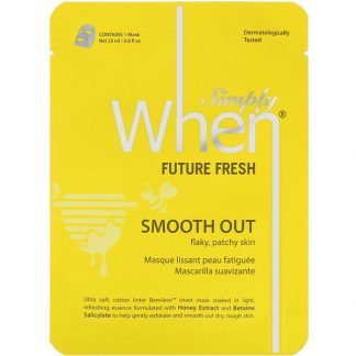 When Beauty, Simply When（シンプリーウェン）、フューチャーフレッシュシートマスク、1枚、23ml（0.8fl oz）