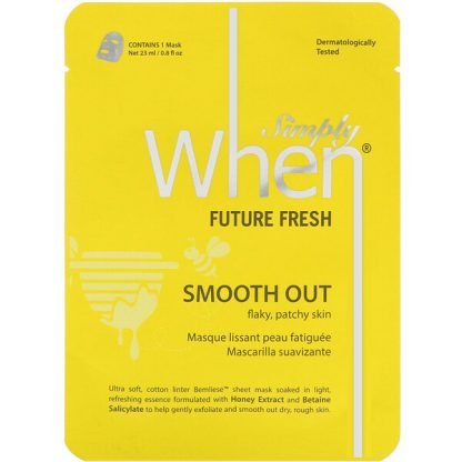 When Beauty, Simply When（シンプリーウェン）、フューチャーフレッシュシートマスク、1枚、23ml（0.8fl oz）