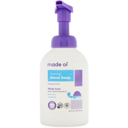 MADE OF, フォーミングハンドソープ、無香、10液量オンス (295.74 ml) (Discontinued Item)