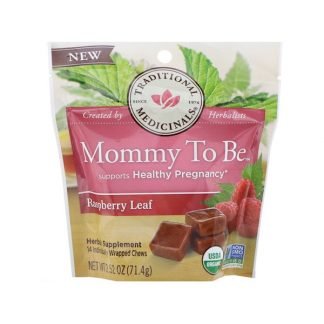 Traditional Medicinals, Organic, Mommy to Be, Raspberry Leaf, 14 Individually Wrapped Chews, 2.52 oz (71.4 g) (Discontinued Item)