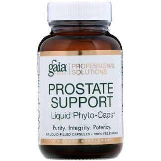 Gaia Herbs Professional Solutions, 前立腺サポート、液体カプセル60個