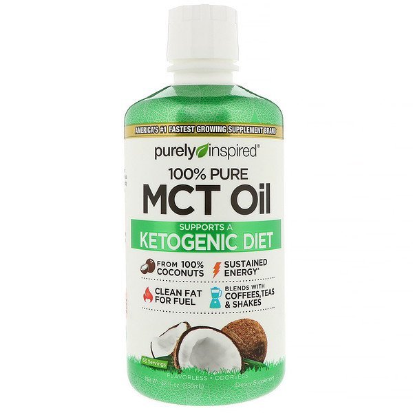 Purely Inspired, 100% Pure MCT Oil, 32 fl oz (950 ml) (Discontinued Item)
