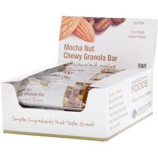 California Gold Nutrition, フーズ、モカナットチューイーグラノーラバー、12本、各1.4オンス（40 g）