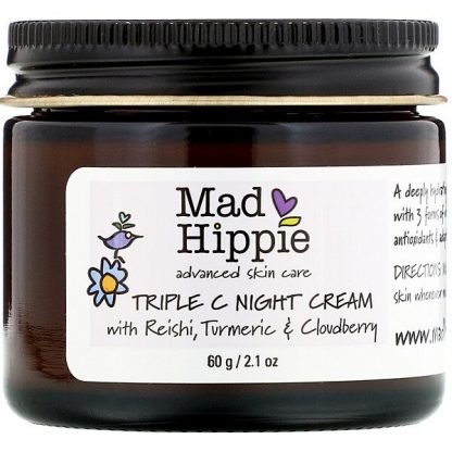 Mad Hippie Skin Care Products, トリプルCナイトクリーム、60g（2.1oz）