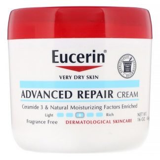 Eucerin, アドバンスドリペアクリーム、無香料、454g（16オンス）