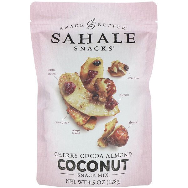 Sahale Snacks, スナックミックス、チェリー ココア アーモンド ココナッツ、128g(4.5オンス)