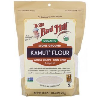 Bob's Red Mill, Organic Kamut Flour, Whole Grain, 20 oz (567 g)