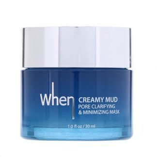 When Beauty, クリーミーマッドポアクラリファイング＆ミニマイジングマスク、30ml（1fl oz）