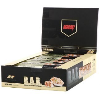 Redcon1, B.A.R. Breakfast at the Ready, Fruity Cereal, 12 Bars 1.76 oz ( 50 g)