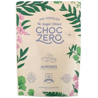 ChocZero, 砂糖不使用、ミルクチョコレート、アーモンド、6本、各1オンス (Discontinued Item)