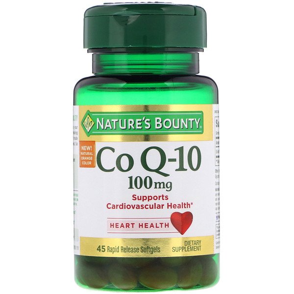 Nature's Bounty, Co Q-10, 100 mg, 45 Rapid Release Softgels