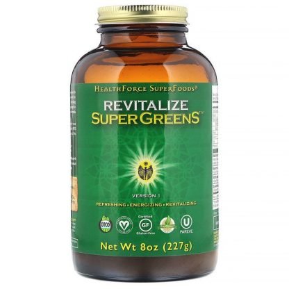 HealthForce Superfoods, リバイタライズ・スーパーグリーンズ、227g