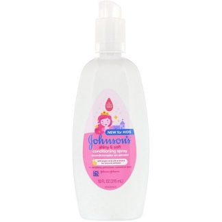 Johnson & Johnson, キッズ、シャイニー＆ソフト、コンディショニングスプレー、295ml