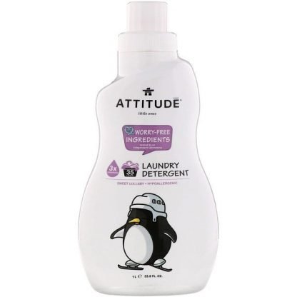 ATTITUDE, リトルワンズ、洗濯用洗剤、スイートララバイ、1l（33.8fl oz）