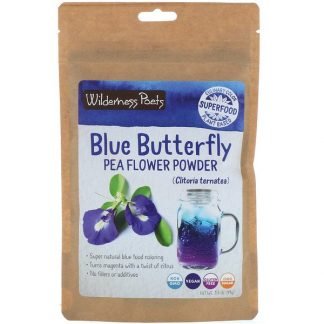 Wilderness Poets, ブルーバタフライピーフラワーパウダー、3.5 oz (99 g)