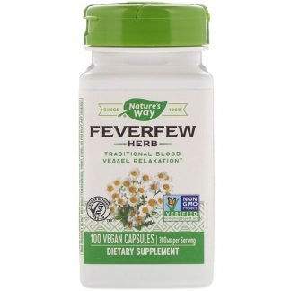 Nature's Way, ナツシロギクハーブ、380 mg、ビーガンカプセル100粒