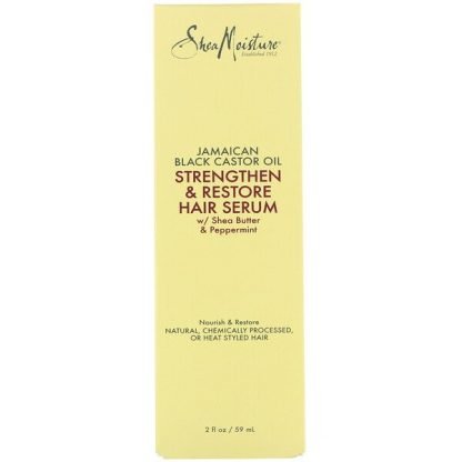 SheaMoisture, Jamaican Black Castor Oil, Strengthen & Restore Hair Serum,  2 fl oz (59 ml)