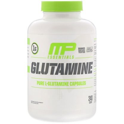 MusclePharm, グルタミンエキス、カプセル240粒