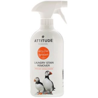 ATTITUDE, 洗濯用シミ除去剤、シトラスゼスト、800ml
