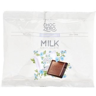 ChocZero, 砂糖不使用、ミルクチョコレートスクエア、10個、100g（3.5オンス） (Discontinued Item)