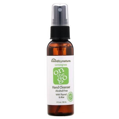 Mild By Nature, オンザゴー、手洗い用洗剤、レモングラス、60ml