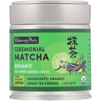 Wilderness Poets, オーガニックセレモニアル抹茶、22g（1oz）