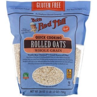 Bob's Red Mill, クイックロールドオーツ、全粒穀物、グルテンフリー、794g（28g）
