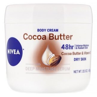 Nivea, ボディクリーム、ココアバター、439 g（15.5 oz）