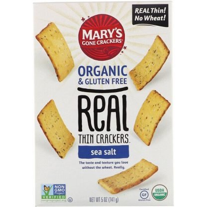 Mary's Gone Crackers, リアル・シン・クラッカーズ、海塩、141g