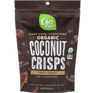 Go Raw, オーガニック、ココナッツクリスプ、チョコチャンク、57g（2oz）