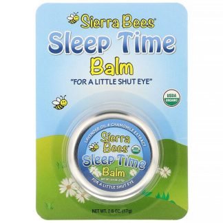 Sierra Bees, スリープタイムバーム、ラベンダー＆カモミール、17g（0.6oz）