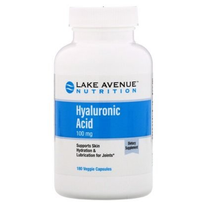 Lake Avenue Nutrition, Hyaluronic Acid, 100 mg, 180 Veggie Capsules