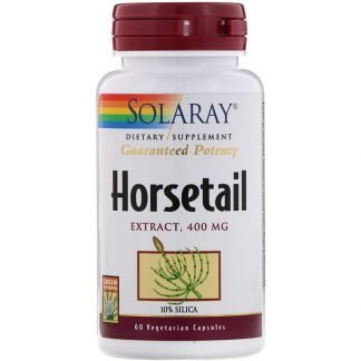 Solaray, つくしエキス、400mg、植物性カプセル60錠