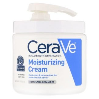 CeraVe, ポンプ付きモイスチャライジングクリーム、453 g