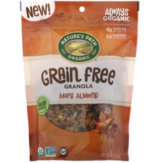 Nature's Path, グレインフリーグラノーラ、メープルアーモンド、227 g（8 oz）