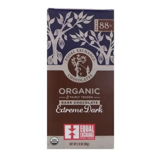 Equal Exchange, オーガニック、ダークチョコレート、エクストリームダーク、2.8オンス (80 g)
