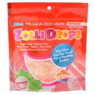 Zollipops , ゾリドロップス、クリーンティースドロップス、ペパーミント、15個以上のゾリドロップス、1.6 oz