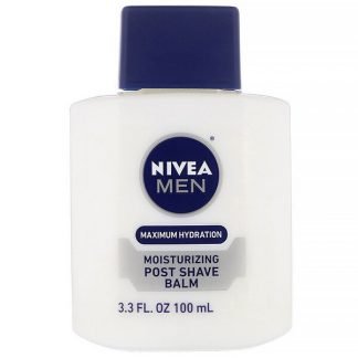 Nivea, 男性用、マキシマムハイドレーション、モイスチャライジングポストシェーブバーム、100 ml（3.3 fl oz）