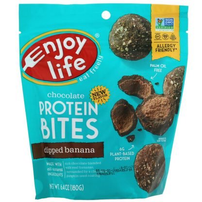 Enjoy Life Foods, チョコレートプロテインバイツ、ディップバナナ、180 g（6.4 oz）