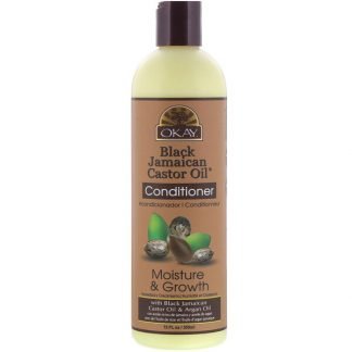 Okay Pure Naturals, ブラックジャマイカヒマシ油、コンディショナー、355ml（12fl oz）