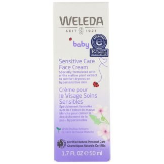 Weleda, ベイビー、センシティブケアフェイスクリーム、50 ml（1.7 fl oz）