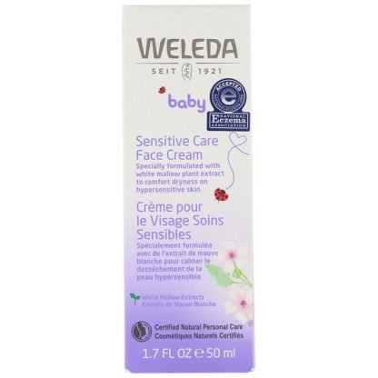 Weleda, ベイビー、センシティブケアフェイスクリーム、50 ml（1.7 fl oz）
