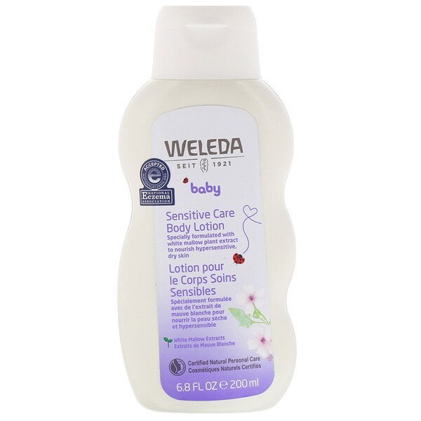 Weleda, ベイビー、センシティブケアボディローション、200 ml(6.8 fl oz)
