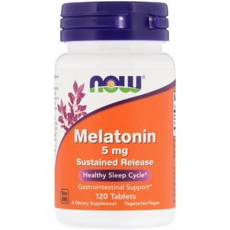 Now Foods, メラトニン、5mg、120錠