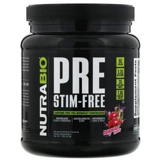 NutraBio Labs, プレワークアウト、ステムフリー、ドラゴンフルーツキャンディー、573g（1.3lb）