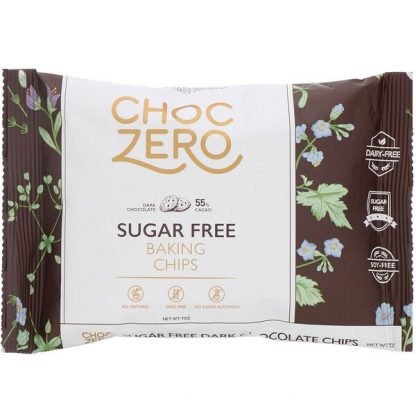 ChocZero, 砂糖不使用、ダークチョコチップ、7オンス