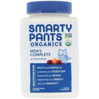 SmartyPants, オーガニック、メンズコンプリート、植物性グミ120粒